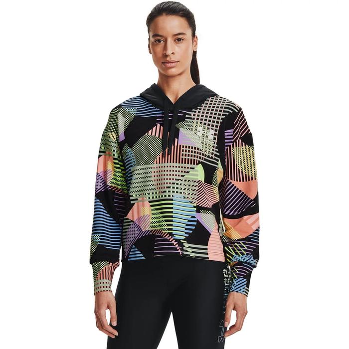 фото Худи женское, under armour rival terry geo print hoodie, размер 42-44 (1363259-001)