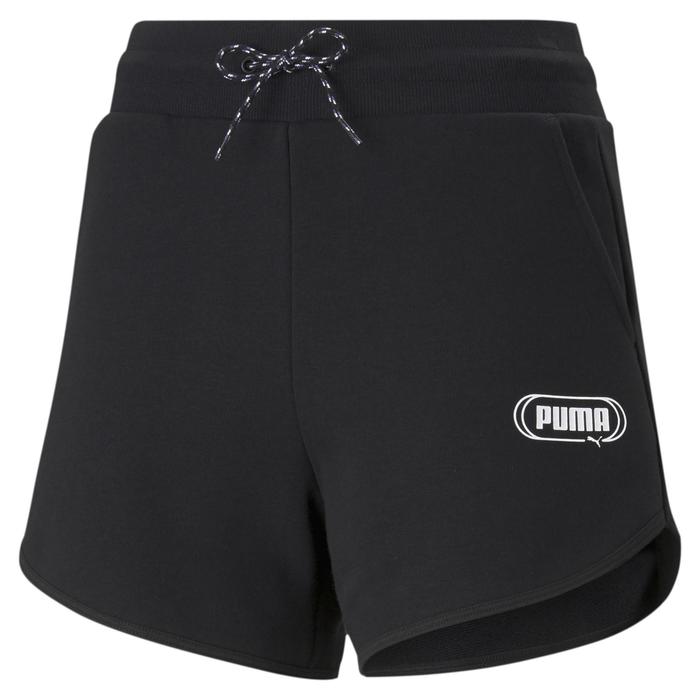 фото Шорты женские, puma rebel 4" high waist shorts tr, размер 48-50 (58581701)