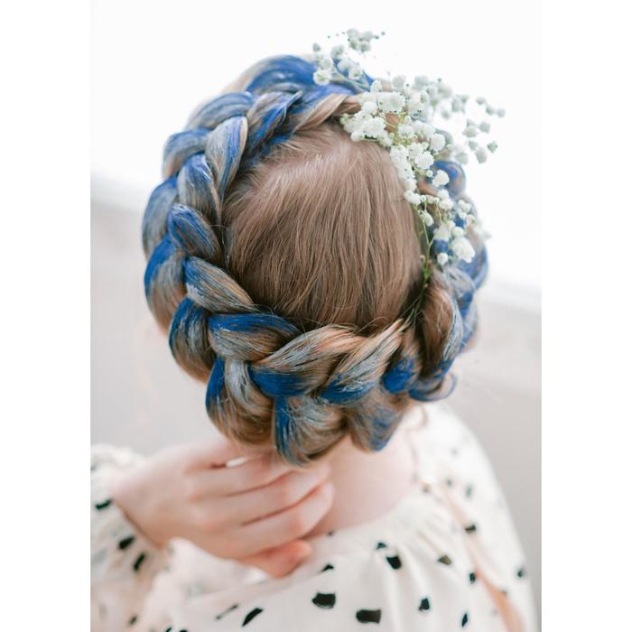 

Декоративный гель для волос, лица и тела COLOR GEL Holly Professional, синий, 20 мл