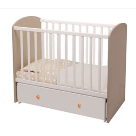 

Кроватка детская Polini kids Sky 745, с ящиком, цвет макиато