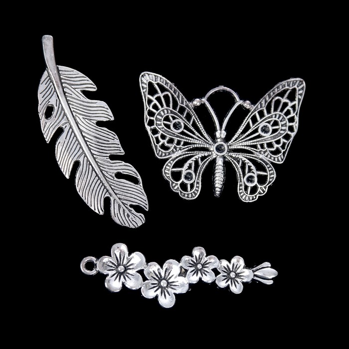 Декор металлический "Легкость" набор из 3 шт.