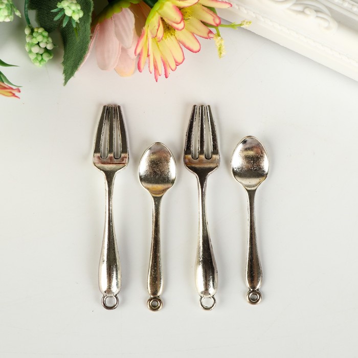 Декор металлический "Званый ужин" набор из 4 шт.