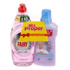 Набор: Средство для мытья посуды Fairy 650 мл, Моющее средство Mr.Proper, 500 мл - Фото 1