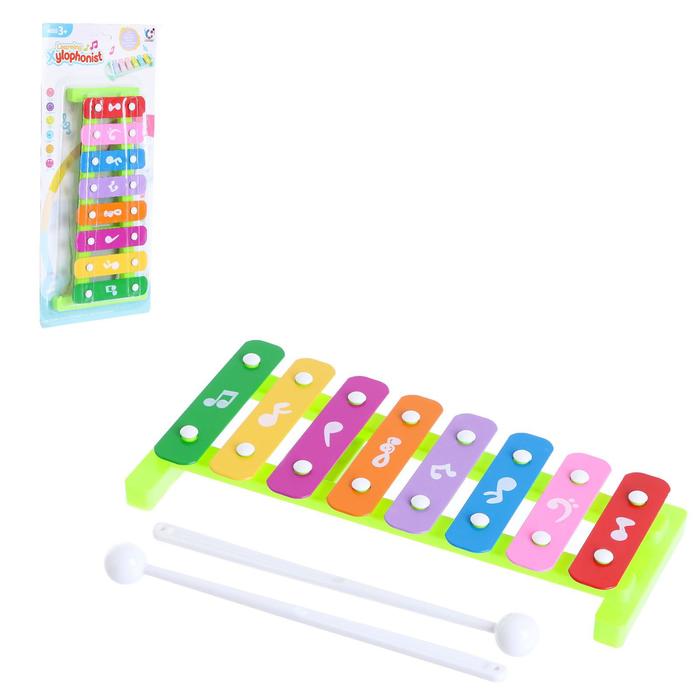 

Музыкальная игрушка металлофон «Музыкант», 8 тонов