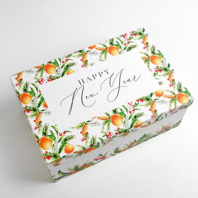 Коробка подарочная «Новогодний лес», 28 × 18.5 × 11.5 см