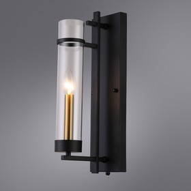 

Бра HUGO, 1x60Вт E14, цвет чёрный