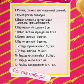 

Рюкзак школьный, Barbie 38 х 36 х 16 см, эргономичная спинка, с наполнением