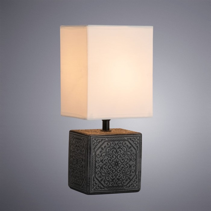 фото Настольная лампа fiori, 1x40вт e14, цвет чёрный arte lamp