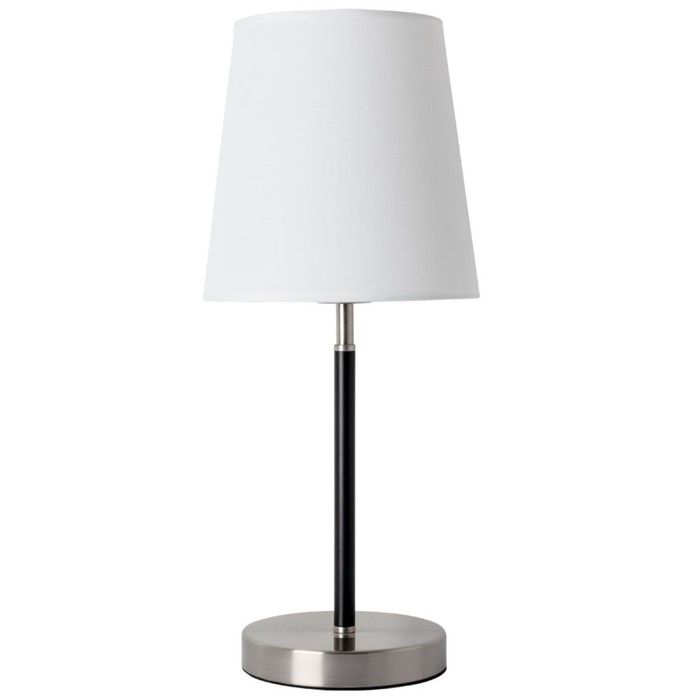 Настольная лампа RODOS, 1x60Вт E27, цвет серебро