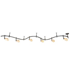 

Светильник трековый RAIL KITS, 6x40Вт E14, цвет серебро