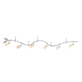

Светильник трековый RAIL KITS, 6x40Вт E14, цвет белый