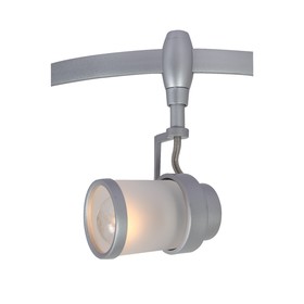 Светильник трековый RAIL HEADS, 1x40Вт E14, цвет серебро Ош