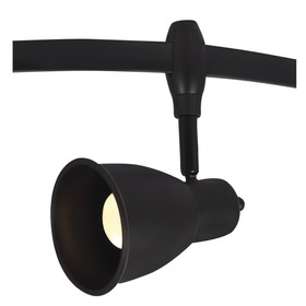 Светильник трековый RAIL HEADS, 1x40Вт E14, цвет чёрный Ош
