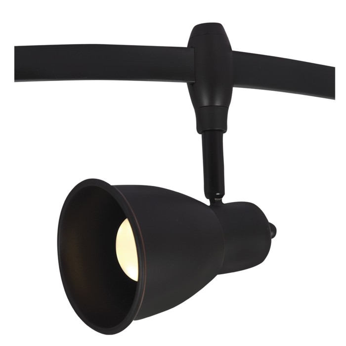 Светильник трековый RAIL HEADS, 1x40Вт E14, цвет чёрный