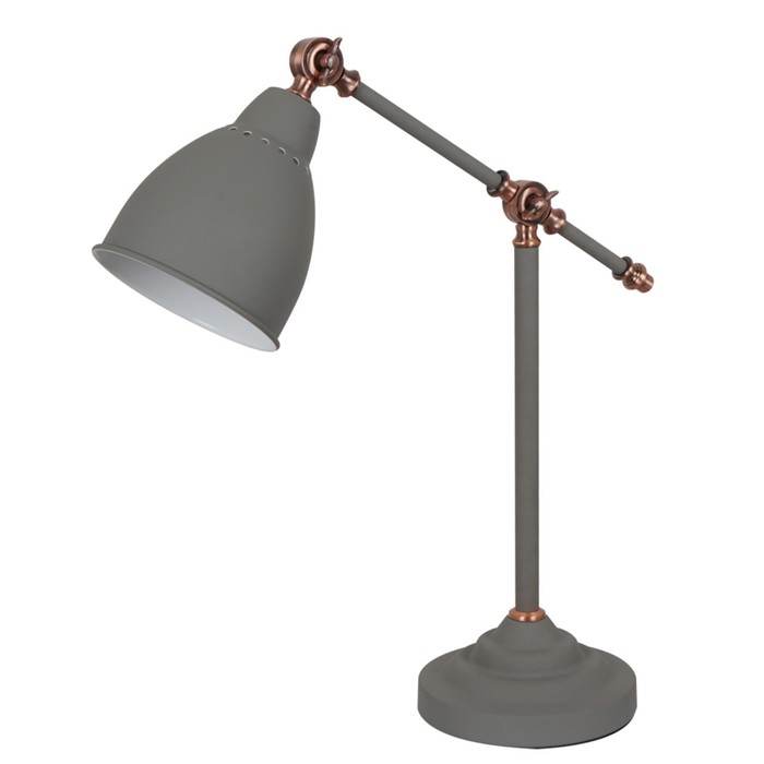 фото Настольная лампа braccio, 1x60вт e27, цвет серый arte lamp