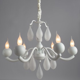 

Люстра SIGMA, 6x40Вт E14, цвет белый