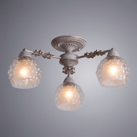 

Люстра MALINA, 3x60Вт E27, цвет бело-золотой