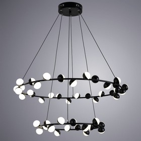 

Люстра DEXTER, 48x3Вт LED, 4000К, 5000лм, цвет чёрный