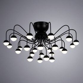 

Люстра DEXTER, 24x3Вт LED, 4000К, 3000лм, цвет чёрный