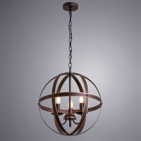 

Люстра BABBU, 3x40Вт E14, цвет коричневый