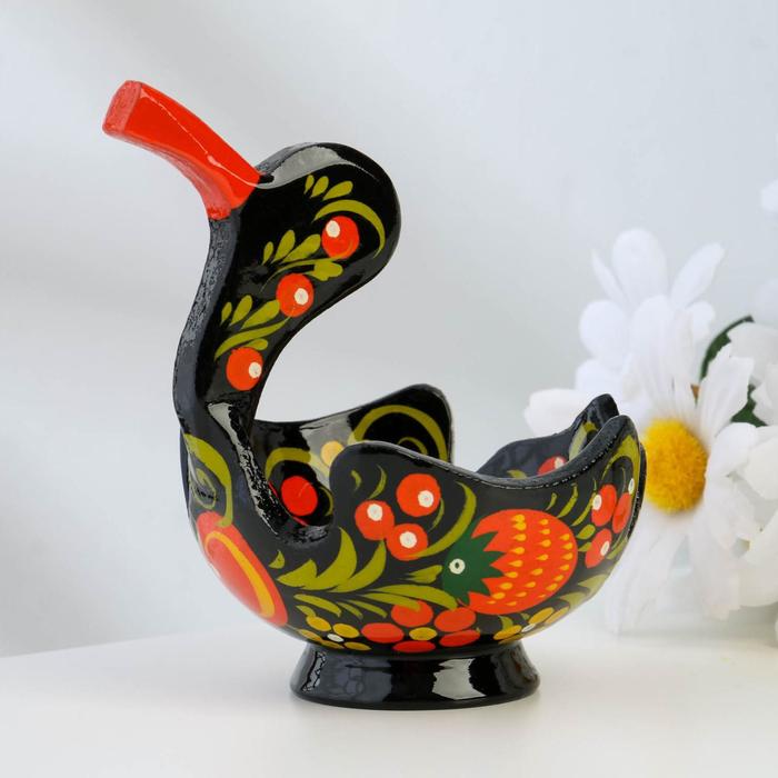 

Солонка "Утка", 9х7,5 см, с художественной росписью