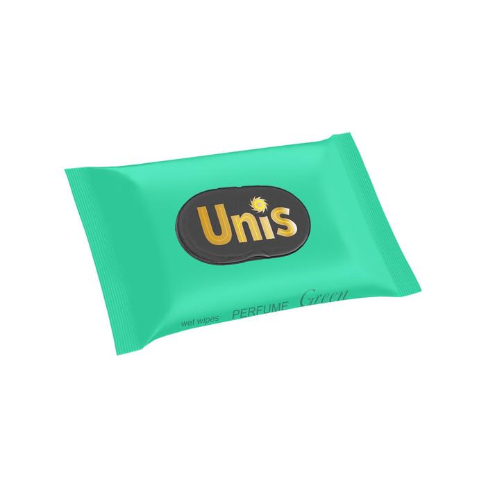 

Влажные салфетки UNIS Green антибактериальные,с клапаном, 24 шт.