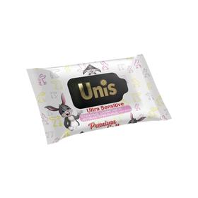 Влажные салфетки UNIS антибактериальные, для детей без запаха, 25 шт.