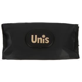 

Влажные салфетки UNIS Black антибактериальные, с клапаном, 84 шт.