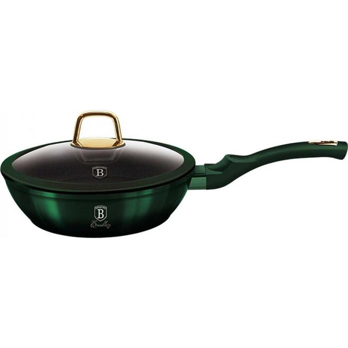 Сковорода с крышкой Emerald Metallic Line, 24 см