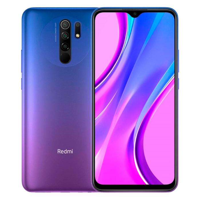 Смартфон Xiaomi Redmi 9 RU, 6.53'', IPS, 3 Гб, 32 Гб, 13 Мп, 8 Мп, 5020 мАч, фиолетовый