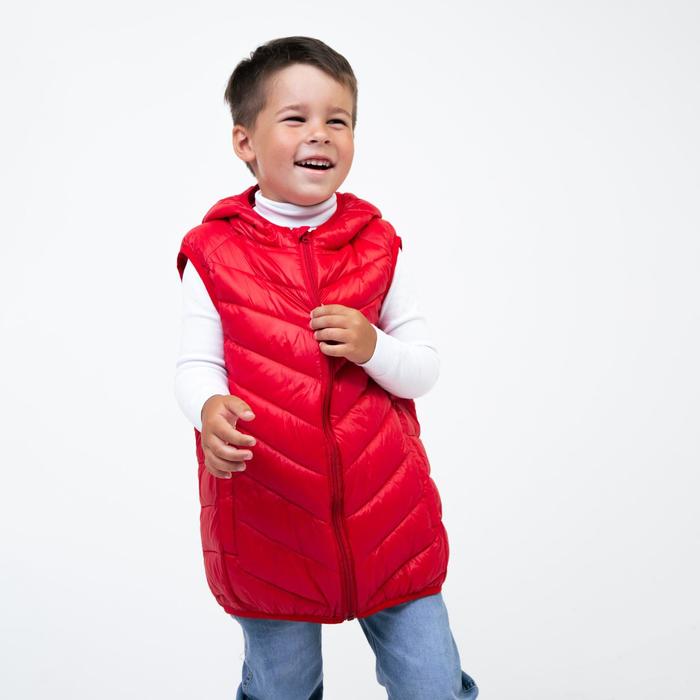 фото Жилет для мальчика, цвет красный, рост 152 см (150) v-baby