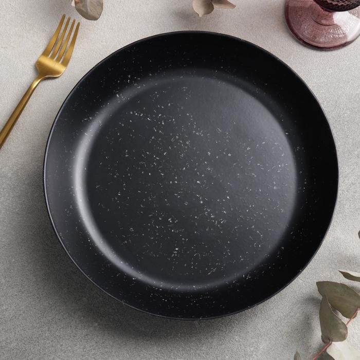 

Тарелка глубокая, 25,5×4,4 см, цвет серый гранит