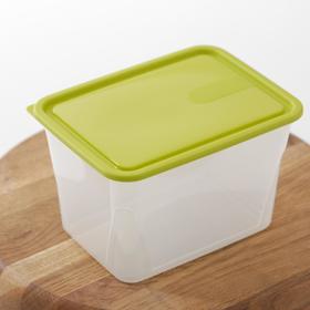 

Контейнер для продуктов Honey, 1,2 л, цвет зелёный