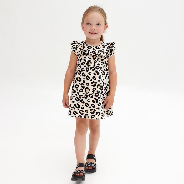 Платье детское с рюшей KAFTAN Trendy размер 32 (110-116)