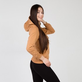 

Толстовка женская, цвет тёмно-бежевый, размер 46