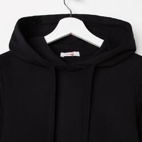 

Толстовка женская, цвет чёрный, размер 48