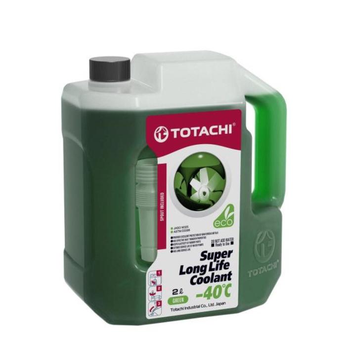 Антифриз Totachi SUPER LLC -40 C, зелёный, 2 л