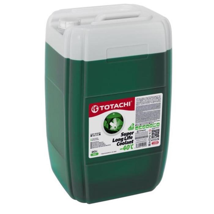Антифриз Totachi SUPER LLC -40 C, зелёный, 20 л цена и фото
