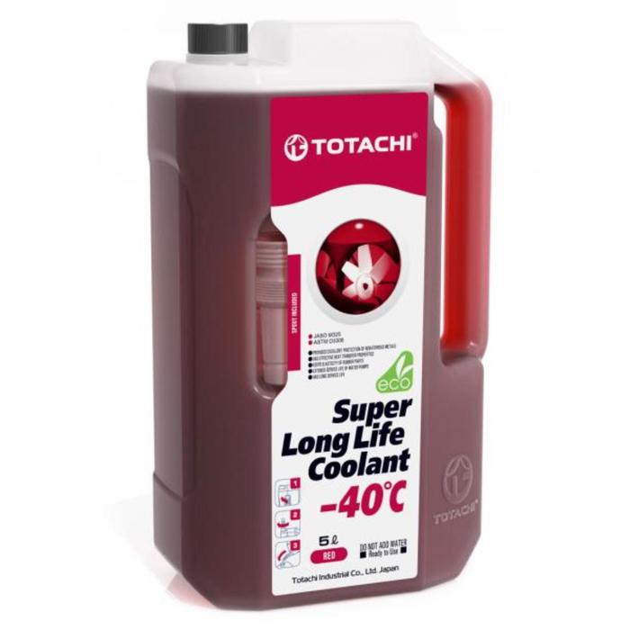 Антифриз Totachi SUPER LLC -40 C, красный, 5 л антифриз totachi super llc green 40 c 5 л