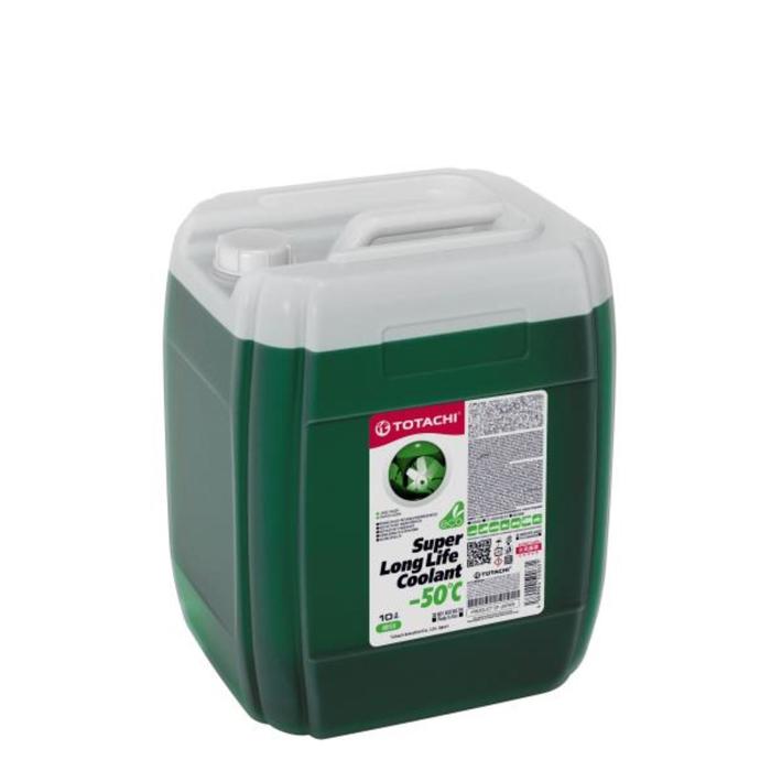 Антифриз Totachi SUPER LLC -50 C, зелёный, 10 л антифриз totachi super llc green 40 c 10 л
