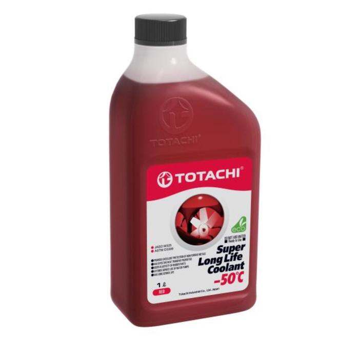 Антифриз Totachi SUPER LLC -50 C, красный, 1 л антифриз totachi super llc 50 c зелёный 10 л