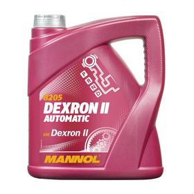 

Масло трансмиссионное Mannol ATF DX II AUTOMATIC, 4 л, канистра