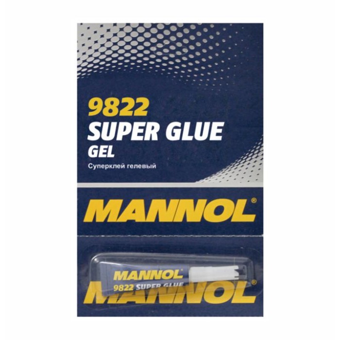 

Суперклей гелевый Mannol 9822 Super Glue Gel, 3 г