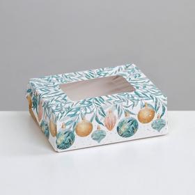 Коробка складная «Праздничная», 10 × 8 × 3.5 см Ош