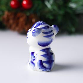 

Сувенир "Тигренок Урчи", гжель