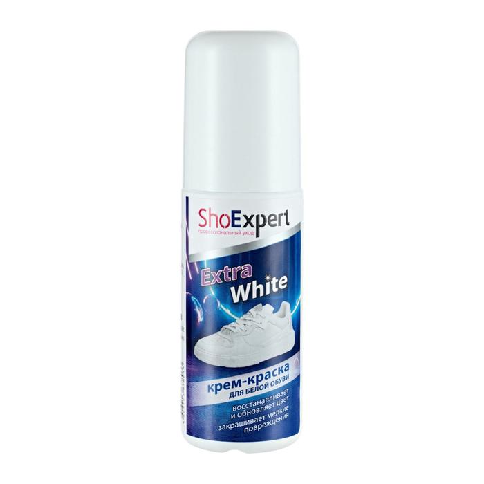 Крем-краска SHOExpert EXTRA White, для белой обуви, реставратор, 100мл цена и фото