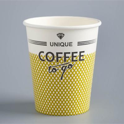 Стакан бумажный "COFFEE to go" для горячих напитков, 250 мл, диаметр 80 мм