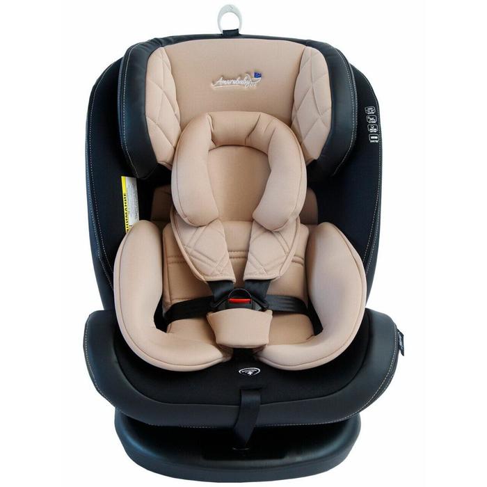 

Автокресло детское Amarobaby ST-3, Isofix класс D, группа 0+/1/2/3, цвет бежевый