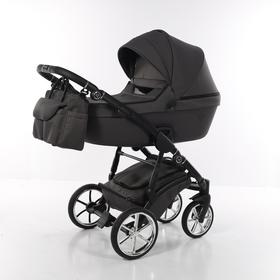 

Коляска детская 2в1 JUNAMA TERMO LINE TEX JTLT-02, цвет ткань черный/рама черная