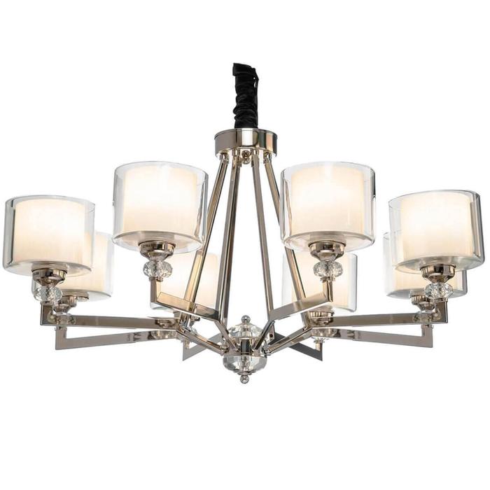 

Люстра Lotus, 8x60Вт E27 , цвет хром